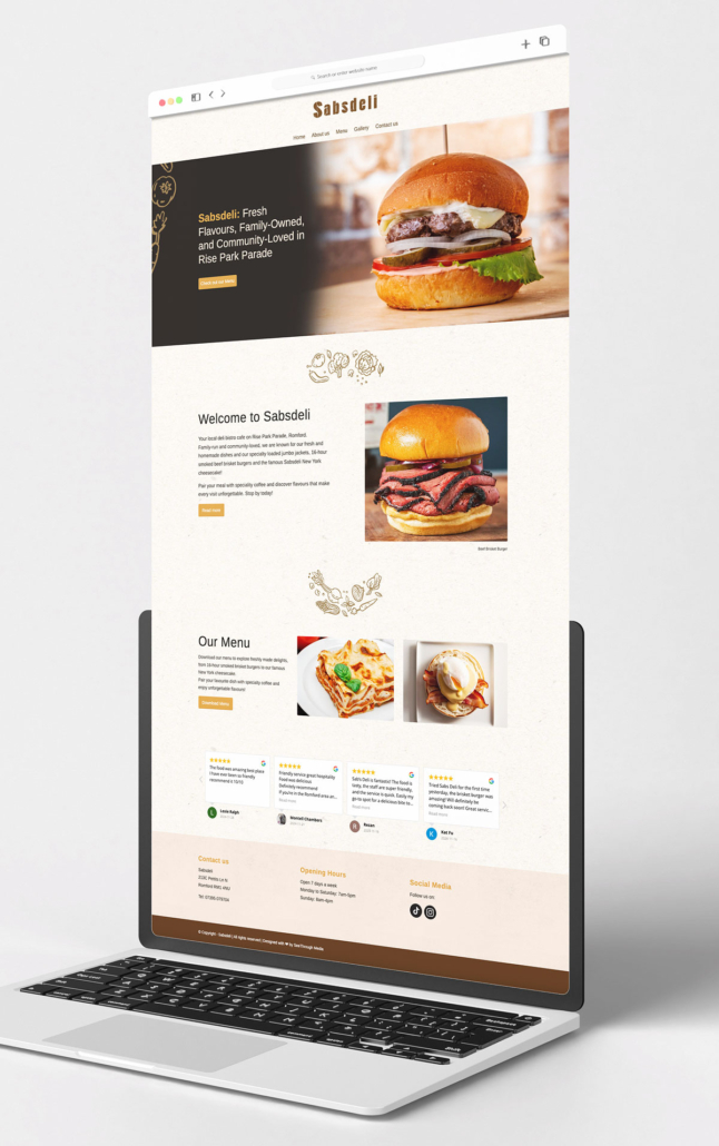 Restaurant Website Design Services